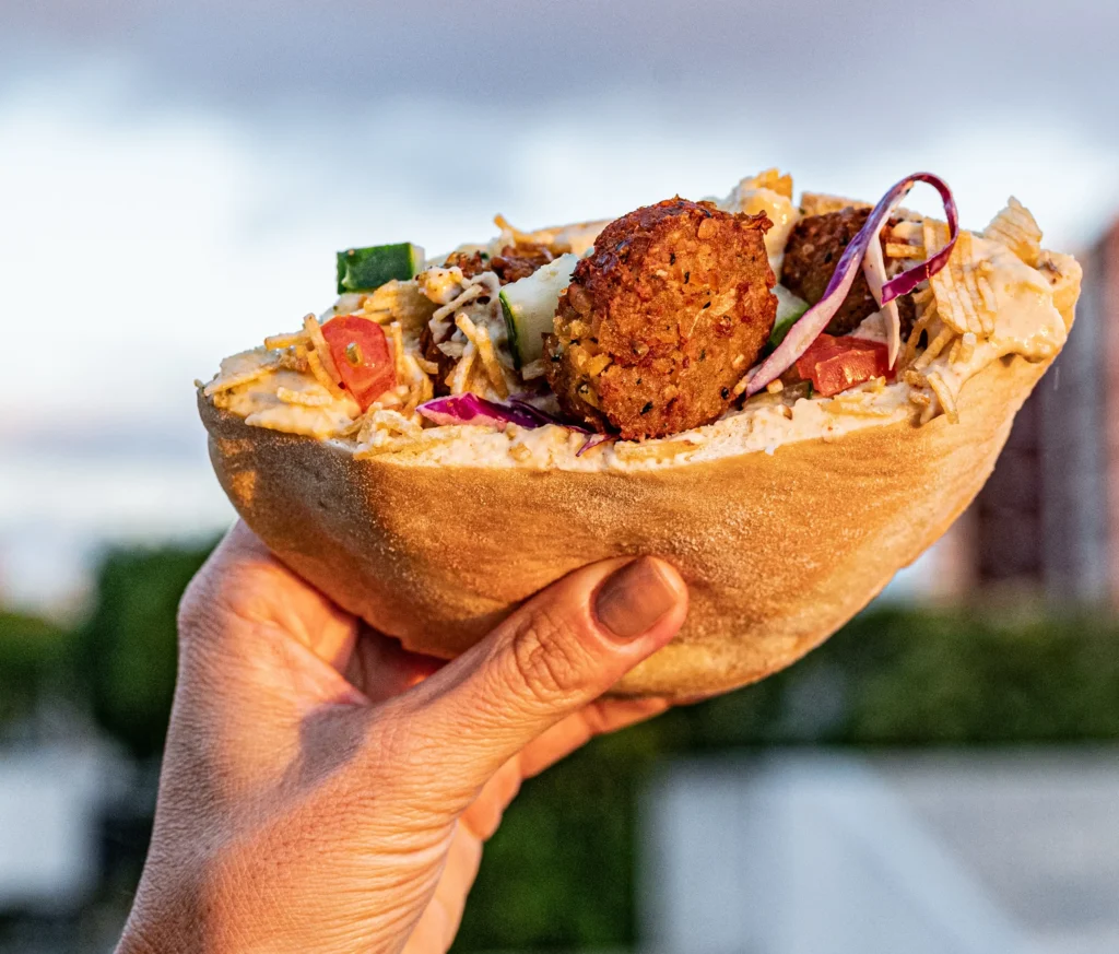 Falafel en pita