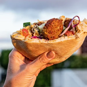 Falafel en pita